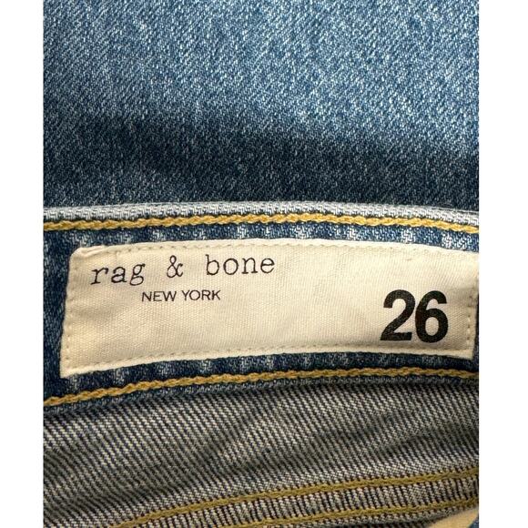 Rag & Bone Rosa‎ Mid-Rise Distressed Boyfriend Jeans in Bristol Size 26 - Picture 6 of 16